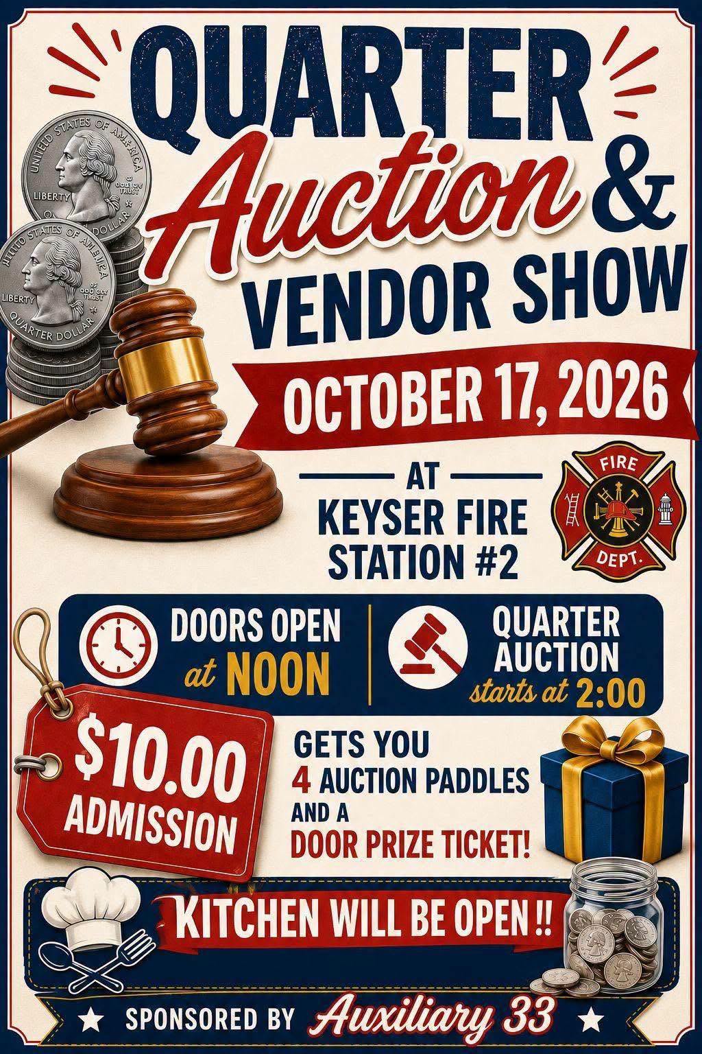 Quarter Auction & Vendor Show